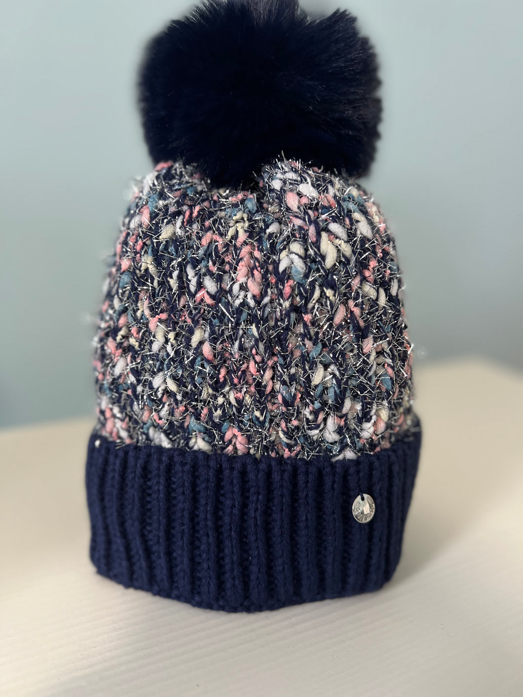 Equilibrium Navy Silver Fleck Hat