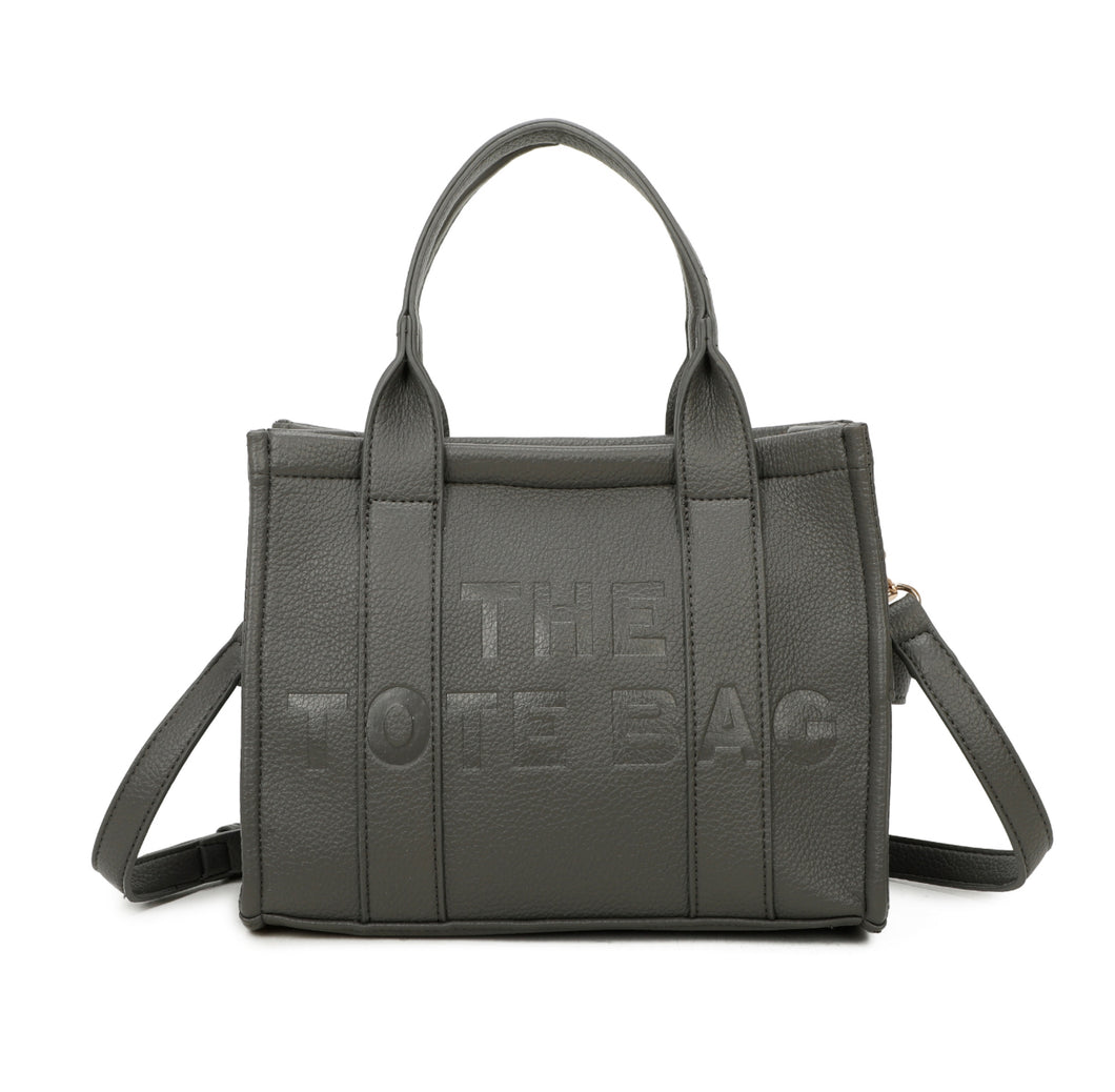 Dark Grey Small Tote Bag