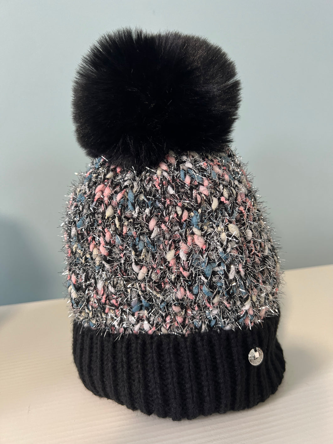 Equilibrium Black Silver fleck Hat