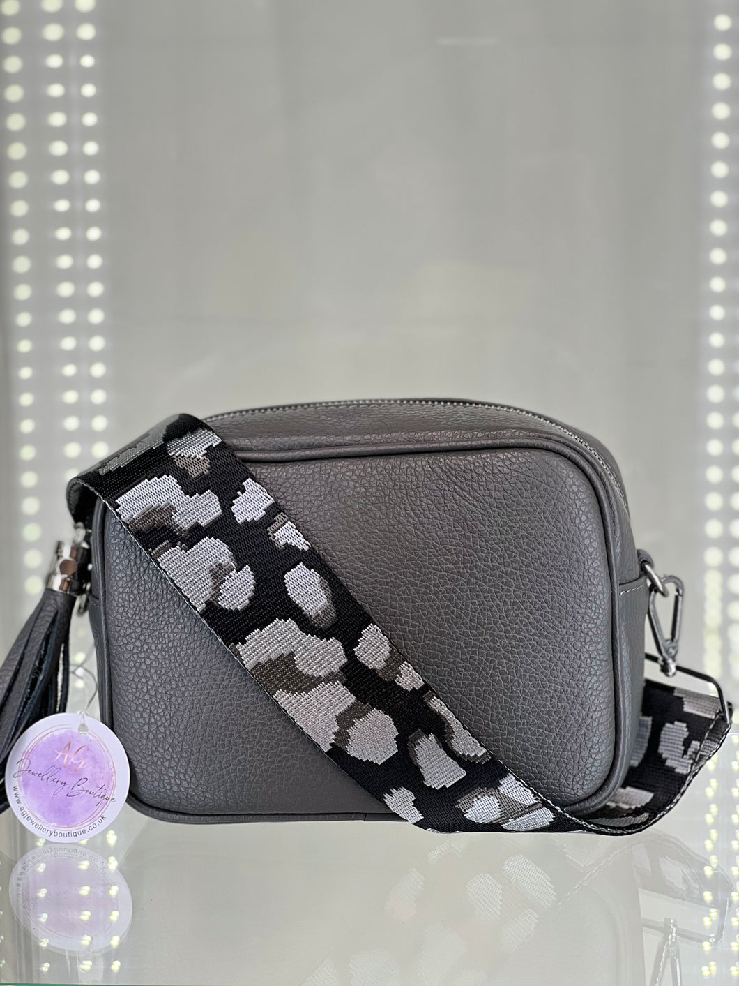 Dark grey crossbody clearance bag